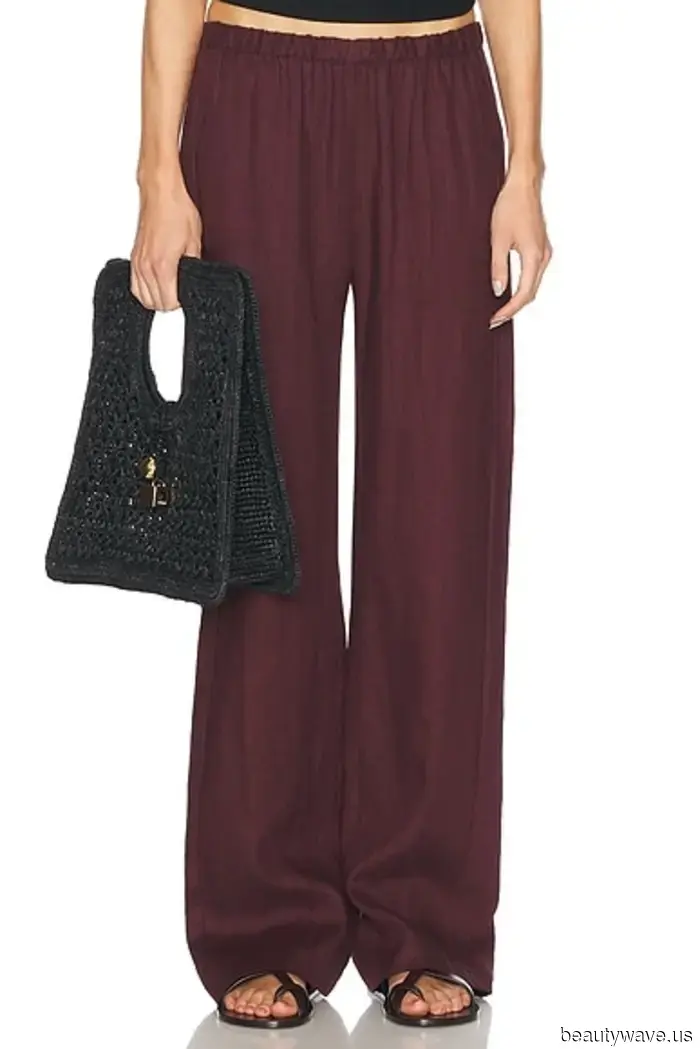 Pairing burgundy with black is fashionable, but stylish celebrities in their 50s opt to wear it with this color instead.