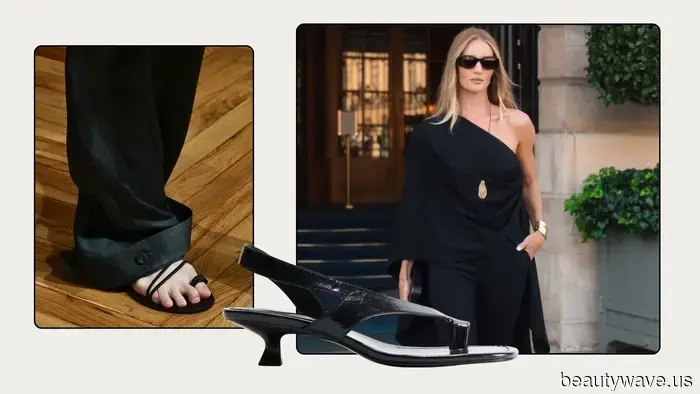 Sostén las chanclas, Rosie Huntingdon-Whiteley acaba de salir con la tendencia de sandalias discreta.