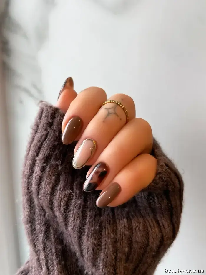 I've finally grown tired of pink nails—this is the stylish polish color I'm opting for in the near future.