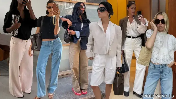 Se vuoi apparire chic quest'estate, sostituisci i jeans a gamba larga con uno di *questi* 6 trend in denim