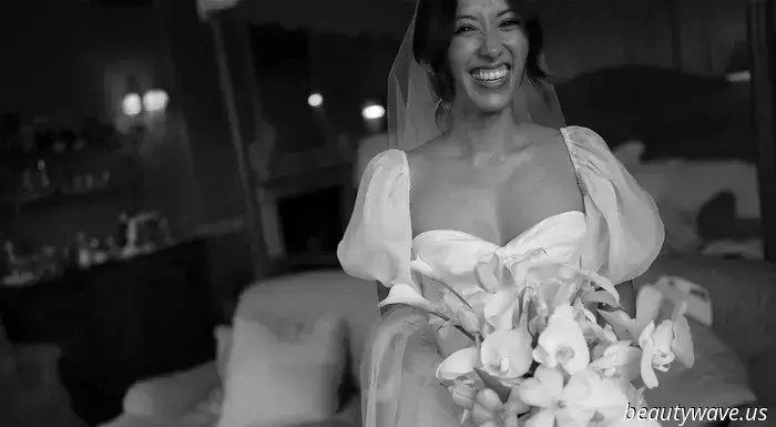 This stunning Babington House wedding featured a Brazilian welcome BBQ, a custom gown, and an adorable puppy.