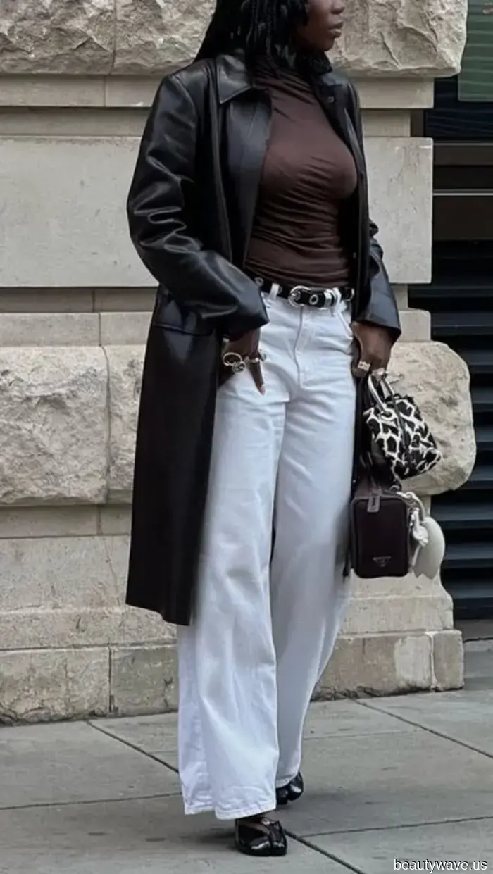 Wenn Sie in diesem Herbst weiße Jeans tragen möchten, sind dies die Outfit-Kombinationen, die sie am besten zur Geltung bringen.