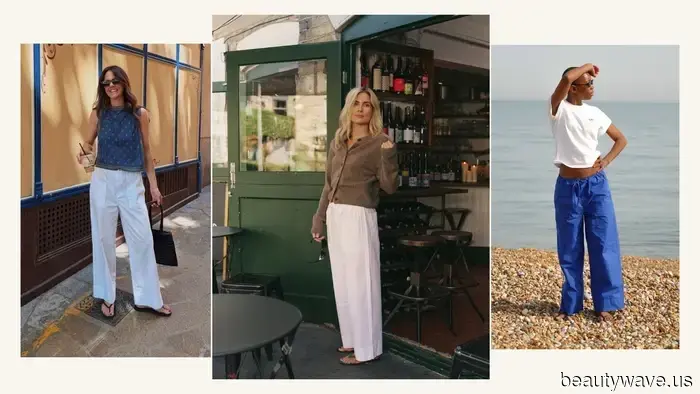 Out of the blue, fashionable women are trading their jeans and linen for these trendy summer pants.