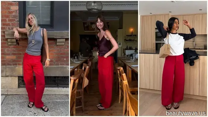 Red jeans are in vogue, and here are the specific shoe colors that look most fashionable with them.