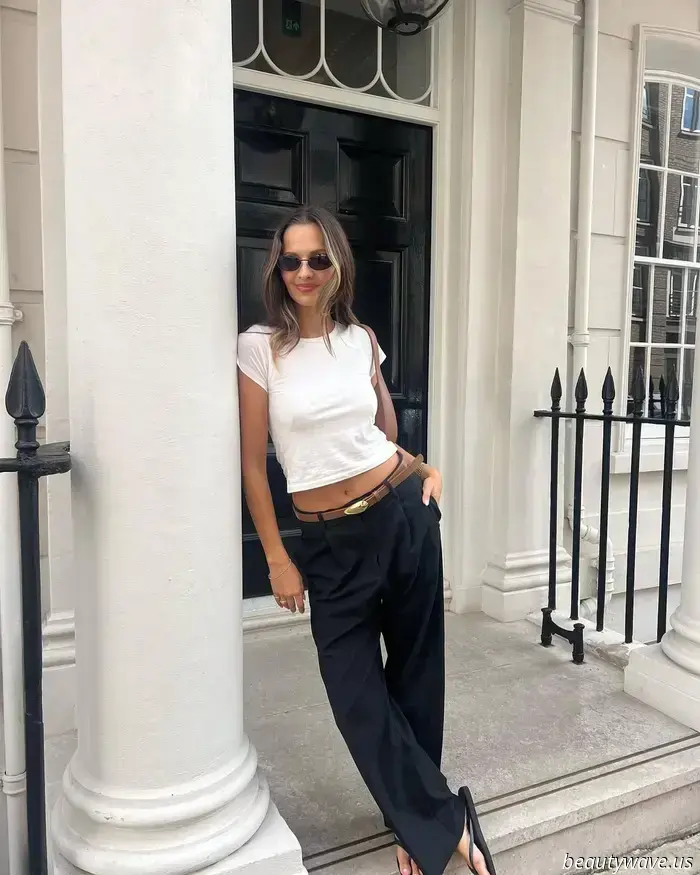 This pant style paired with flip-flops forms the most stylish combination we've encountered all summer.