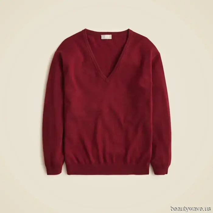 Si solo pudiera tener un suéter para el otoño, sería este estilo increíblemente suave.