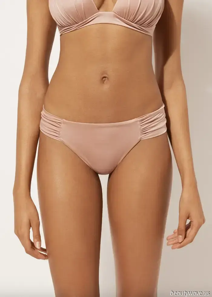 This swimwear brand, favored by celebrities, exudes a premium resort vibe.