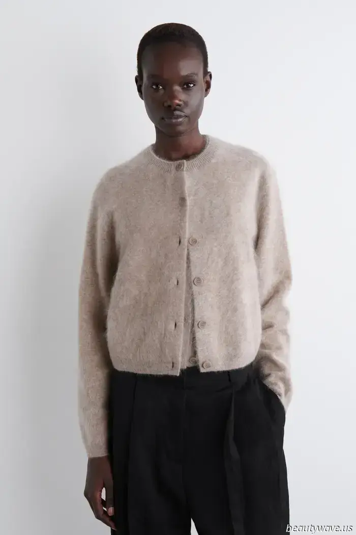 I've waited for weeks—at last, COS's stylish cashmere cardigan is available again.