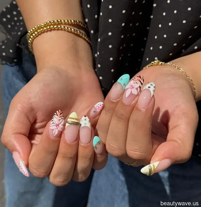 "It's Giving Mermaid" — The Nail Color Approved by Gen-Z That is Taking Over This Summer