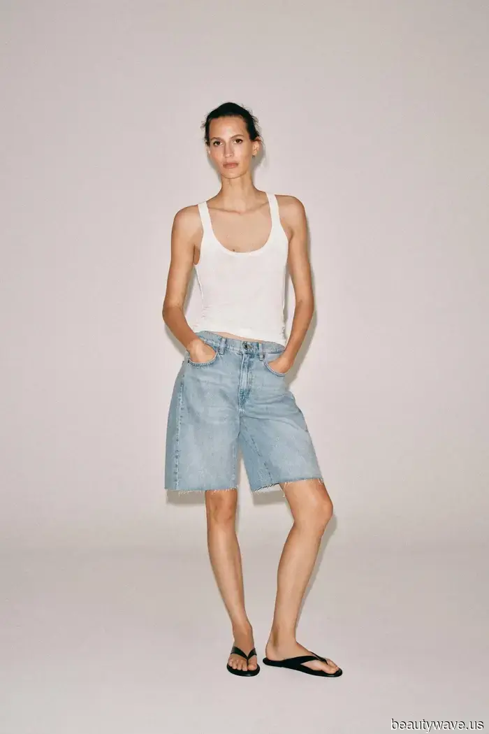 Skip the jeans—I believe that flip-flops and ballet flats appear most stylish when matched with this summer trend.