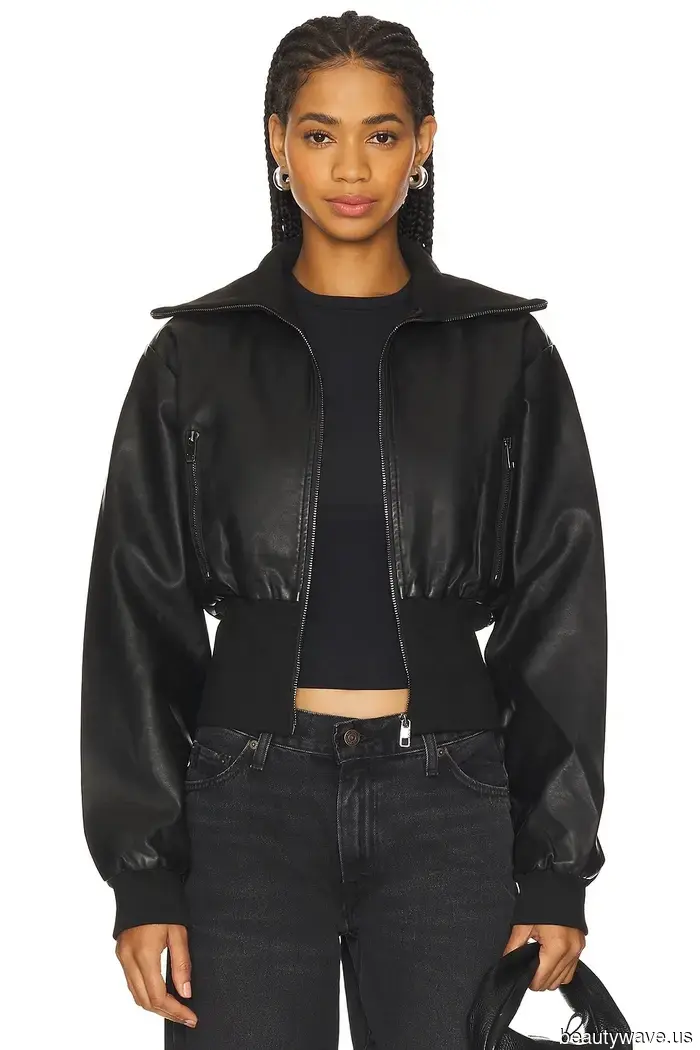 Indeed, leather pants are currently trendy, but Elsa Hosk understands that they appear most stylish when paired *this way*.