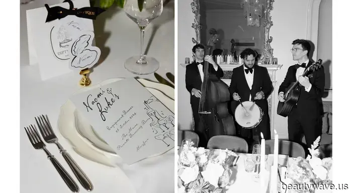 This stunning bride donned a Vera Wang gown and Manolo Blahnik shoes for her sophisticated, timeless countryside wedding.