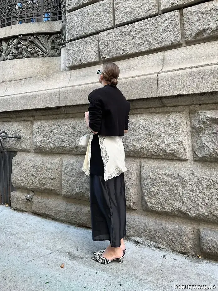 Stylisch in diesem Herbst zu sein bedeutet, deine schönen Kleider mit diesem unerwarteten Teil zu tragen.