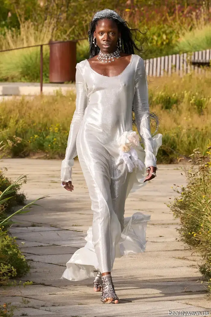 Sheer, Slinky, and Almost Invisible—Copenhagen's Most Stylish Runway Trend Is Making Its Way to Bridal Fashion.