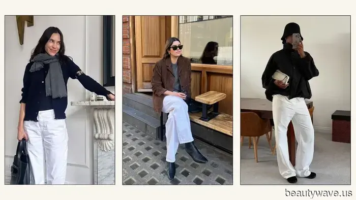 Wenn Sie in diesem Herbst weiße Jeans tragen möchten, sind dies die Outfit-Kombinationen, die sie am besten zur Geltung bringen.