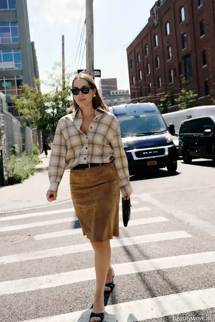 It seems that this skirt trend is poised to overtake leather in the fall of 2025.