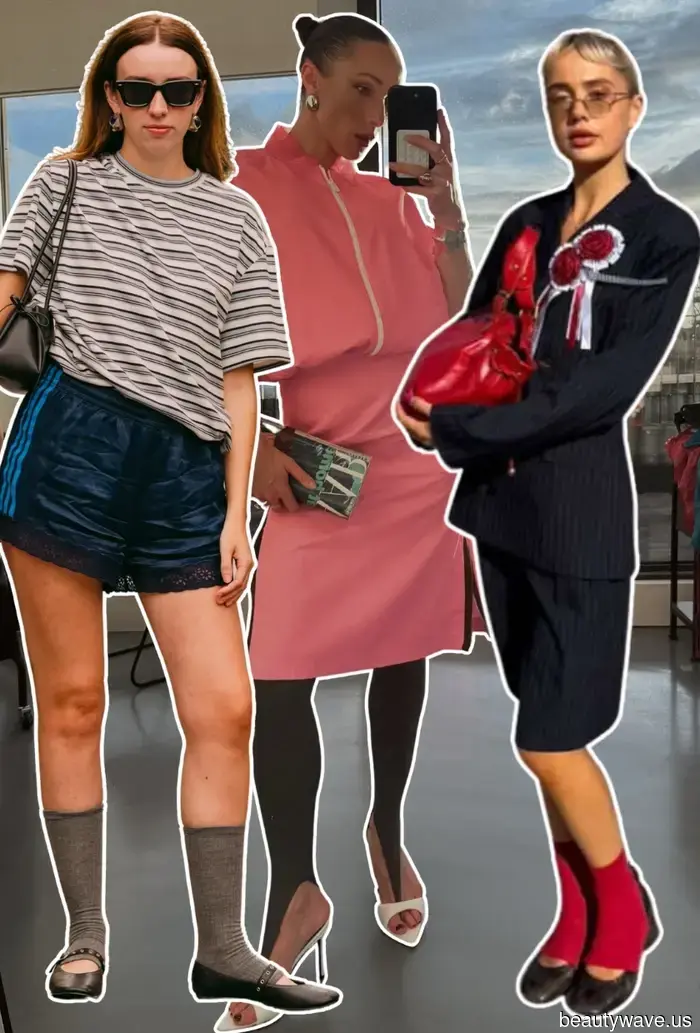Pedis on Standby: I Believe Flip-Flops and Ballet Flats Appear Most Stylish When Paired With This Controversial Sock Trend.