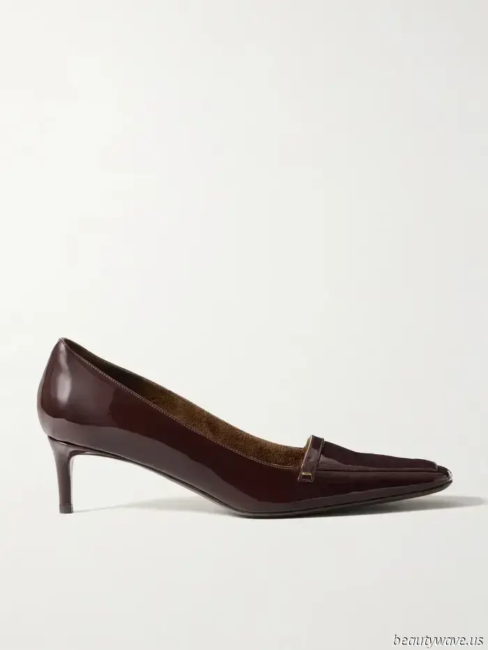 Black heels are acceptable, but in France, it’s well-known that this shoe color pairs better with white dresses.