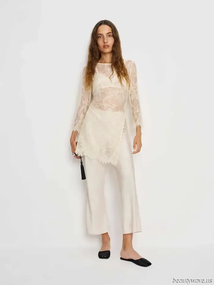 Le donne francesi sanno che questo pantalone anti-denim rende ogni outfit molto più lussuoso.