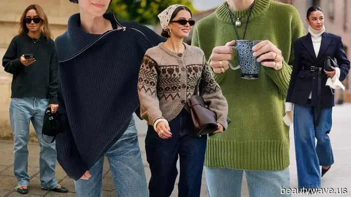 Conozco buenos jeans&mdash;Aquí hay 5 pares para el otoño, además de los suéteres perfectos para combinarlos.