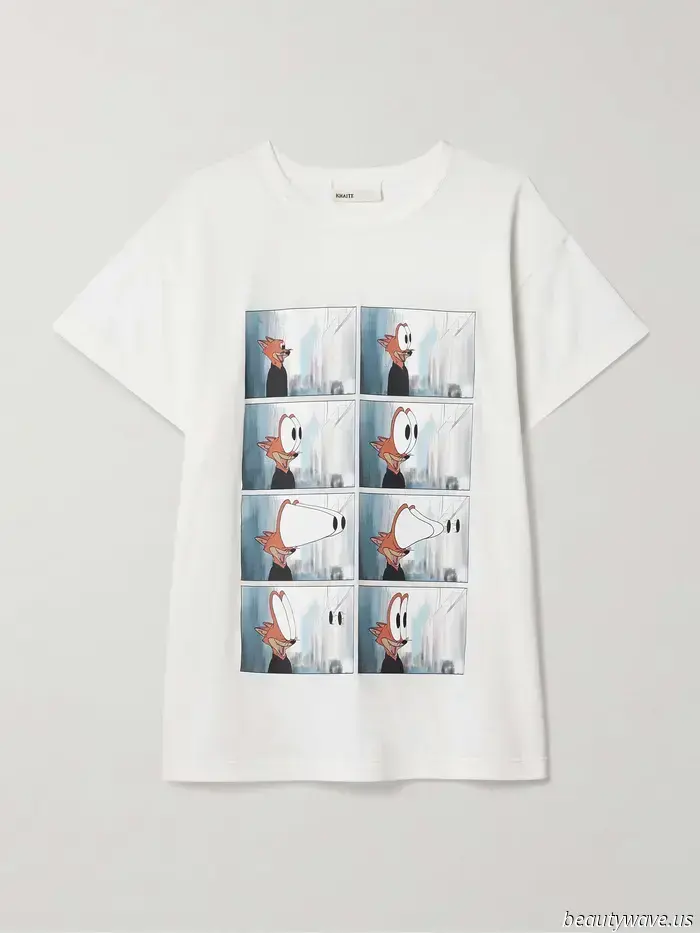 J. Laws Rockwahl ließ ihr kastiges T‑Shirt auf eine Weise elegant wirken, wie Leggings es niemals hätten können.