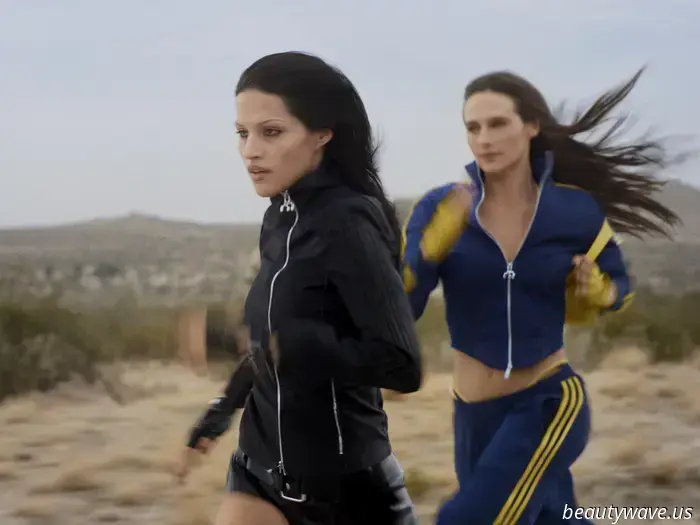 Gabbriette and Devon Lee Carlson feature in the new campaign for Adidas x Miaou—explore the capsule collection.