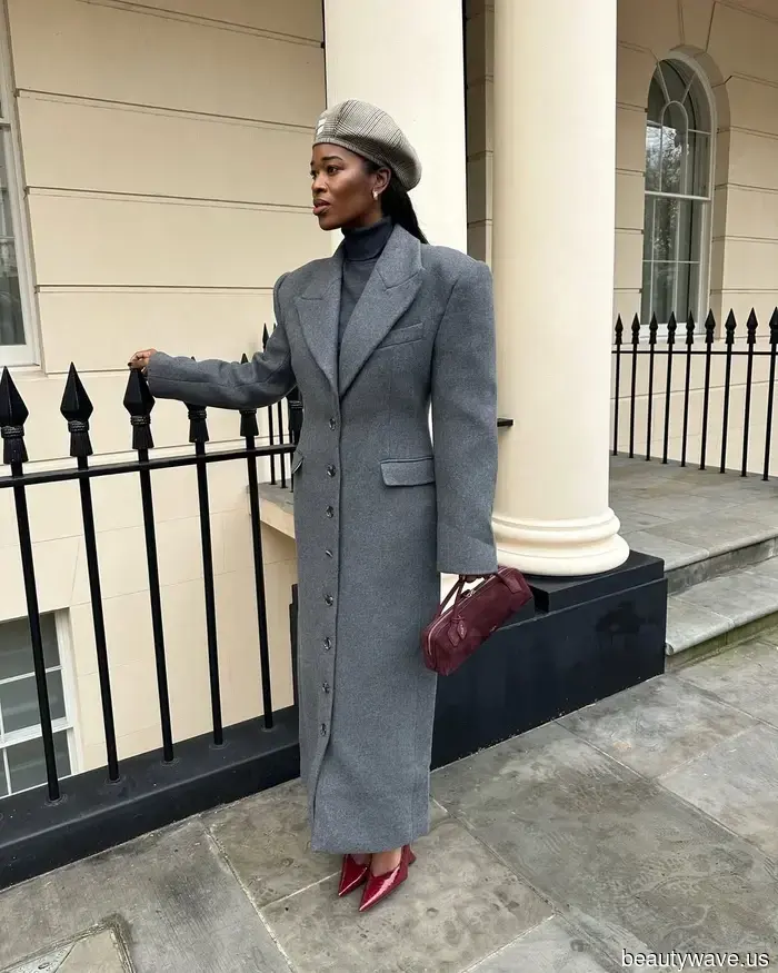 If you're holding this sophisticated handbag style, it shows you have a classic sense of fashion.