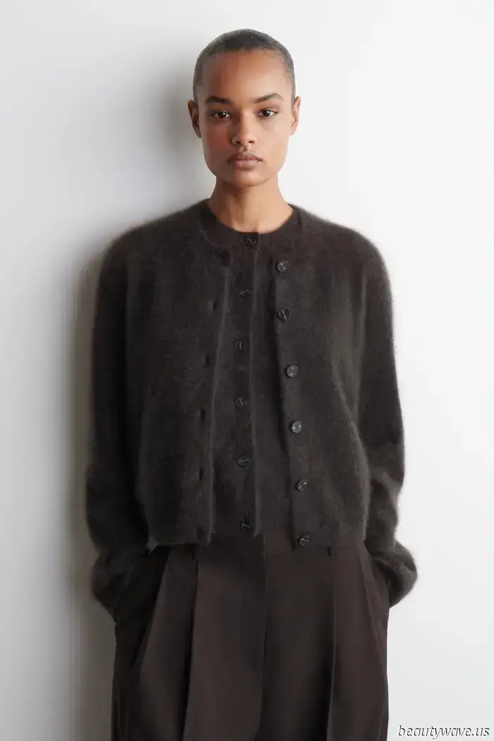 I've waited for weeks—at last, COS's stylish cashmere cardigan is available again.
