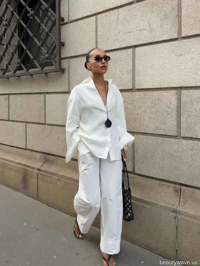 Fashionable women understand that donning this color from head to toe is incredibly stylish this summer.