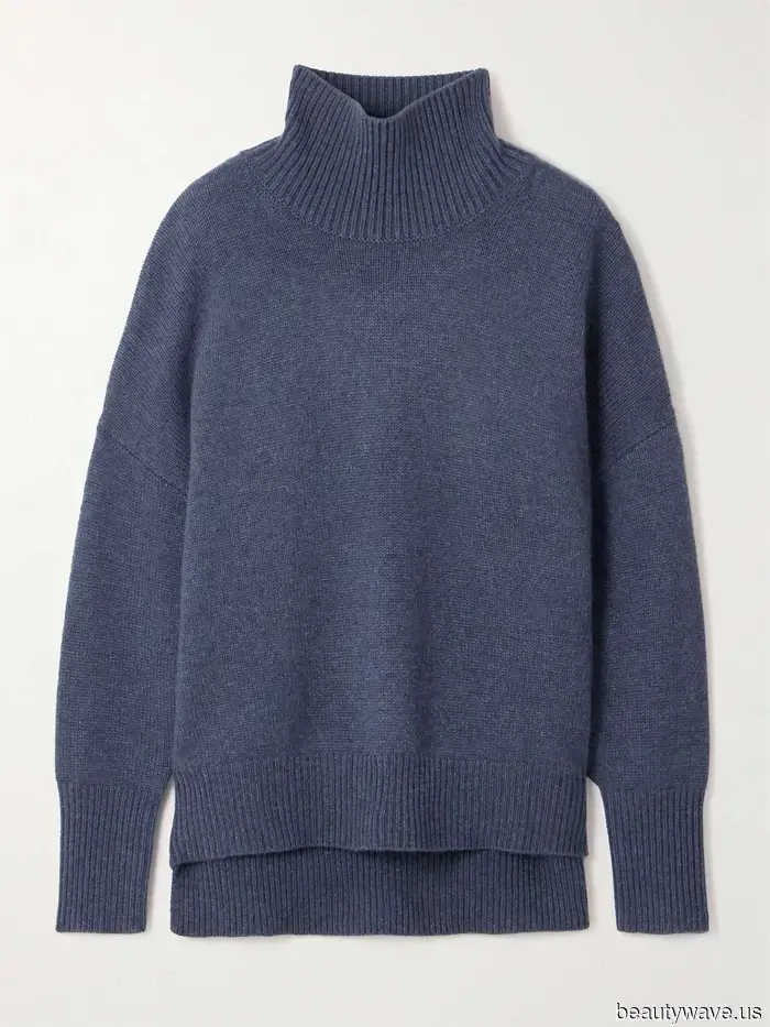 Nicht ein Rollkragenpullover, nicht ein Rundhals-Pullover: Dieser schicke Strickstil übernimmt gerade jetzt.