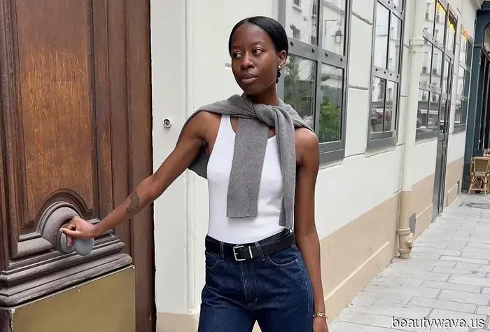 Halten Sie die hellblauen Jeans&mdash;Die Menschen in Paris wissen, dass dieser Denim-Trend für den Herbst weit überlegen ist.