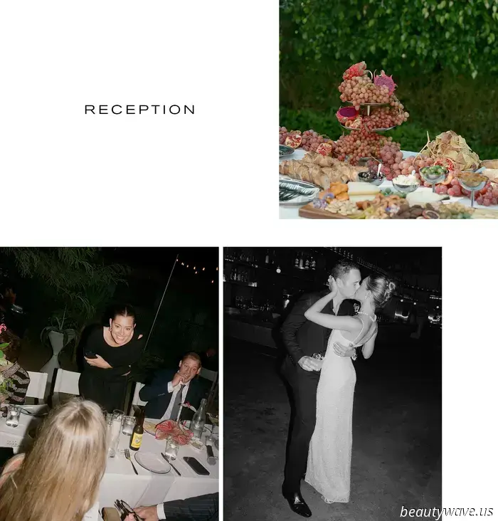 The owner of this vintage boutique chose to wear archival Calvin Klein for her intimate backyard wedding in Los Angeles.