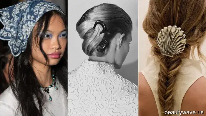 Dai fermagli francesi alle sciarpe di pizzo, questi sono gli accessori per capelli chic che dominano la primavera
