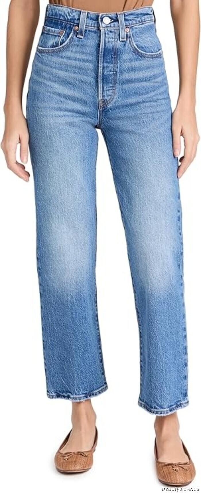 Nur damit du es weißt, *dies* ist der Denim-Trend, den New Yorker mit Loafers tragen (Entschuldigung, enge Jeans)