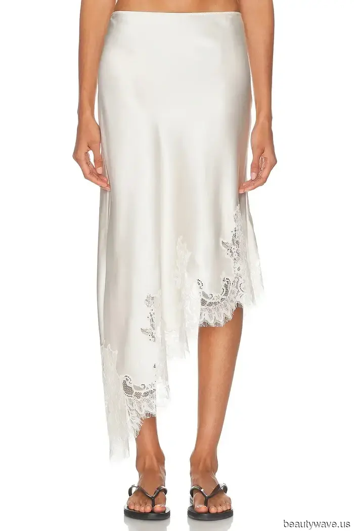 While white maxi skirts are stylish, this particular skirt trend is gaining popularity this summer.
