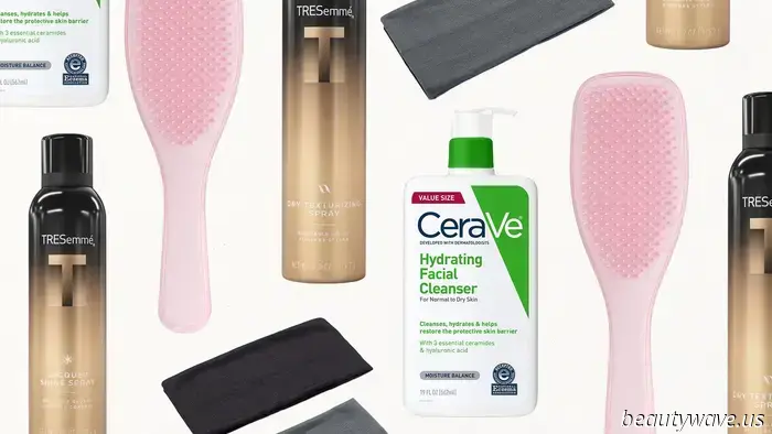 Vom 13-Dollar Glanzspray bis zum 7-Dollar Stirnband: Die Drogisten-Schätze, die eine Promi-Hairstylistin in ihrem Set hat