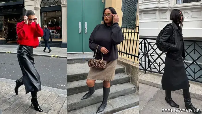 5 Winter Skirt Trends Everyone Is Pairing With Boots This Year