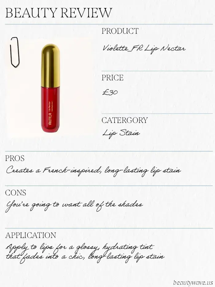 This Lip Stain Is the French-Girl Beauty Item I’ve Been Lacking.