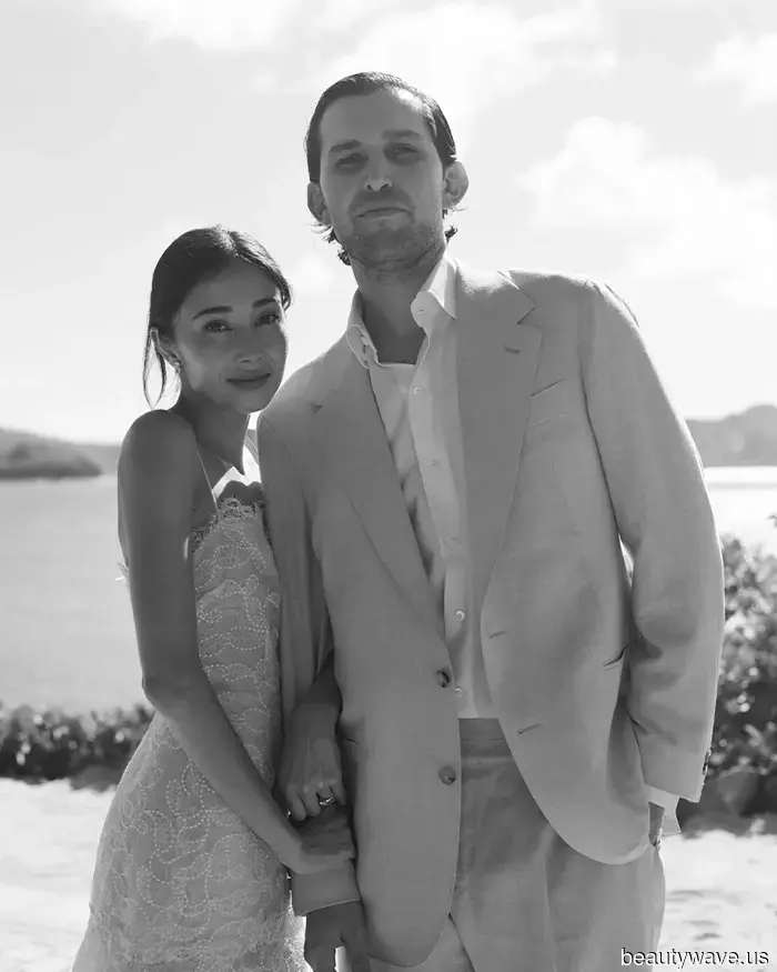 Phoebe Philo! Ralph Lauren! Colleen Allen! Die Braut trug 7 makellos elegante Looks für ihre Hochzeit in Saint Bart's.