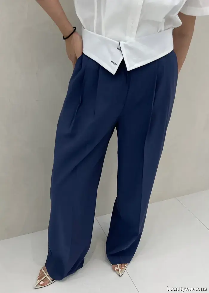 Nicht Schwarz, Nicht Weiß&mdash;Diese elegante Schuhfarbe sieht immer am schicksten zu Marineblauen Hosen aus.