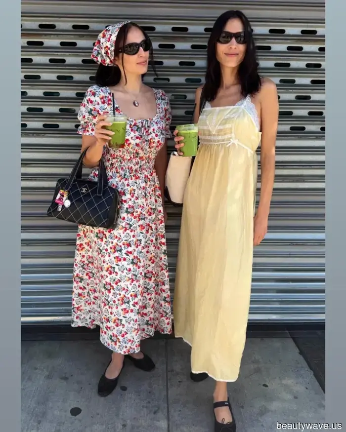 Con abiti e jeans, Alexa continua a tornare a questa tendenza di scarpe alla francese.