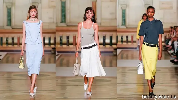 Bei Tory Burch ist es für den Frühling 2026 angesagt, sich wie ein coole Uptown-Mädchen zu kleiden.