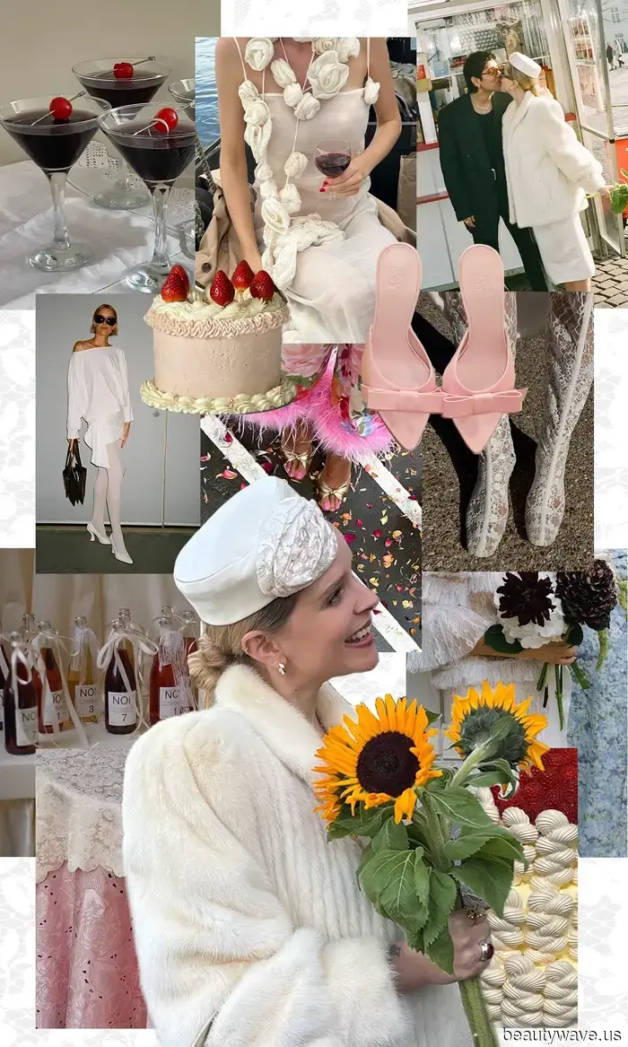 The Traditional Bride vs. The Alternative Bride: Two Future Brides with Contrasting Styles Showcase Their Wedding Inspiration Boards.