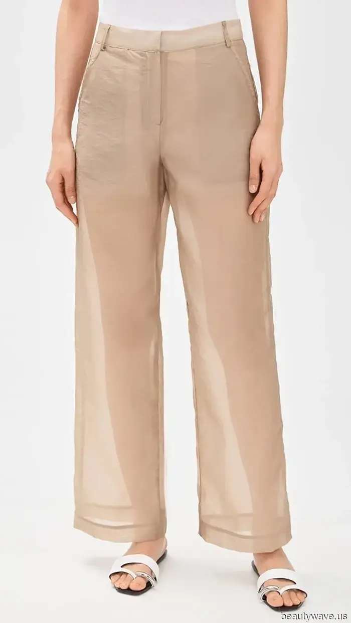 This is the most approachable way to try the sheer clothing trend.