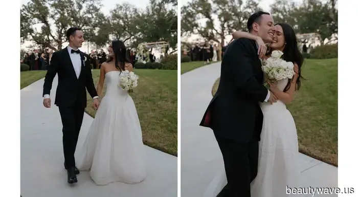 An Elegant Barbecue Feast and a Danielle Frankel Gown Create the Atmosphere for This Fashion Editor's Wedding in Texas.