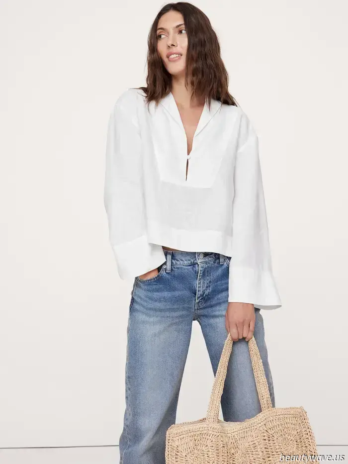 Basic Doesn't Equal Boring—16 Cotton and Linen Items from Banana Republic That Demonstrate This Idea.