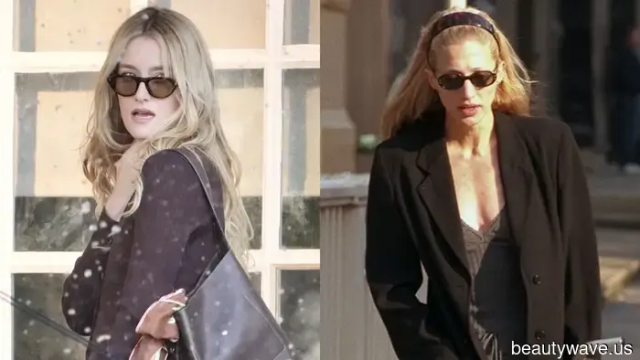 Sarah Pidgeon è in pieno stile minimalista degli anni '90 con questo vestito primaverile approvato da CBK.