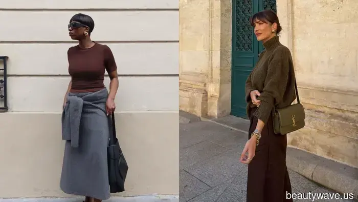 5 Colors the Most Stylish French Women Are Pairing with Chocolate Brown