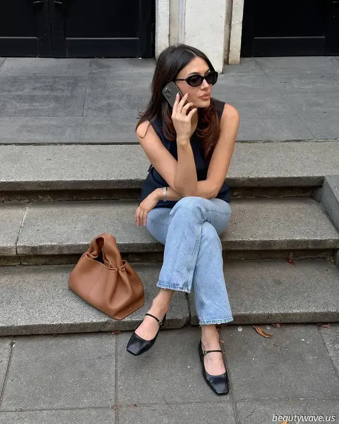 The Three Denim Fits That Still Pair Well With Ballet Flats