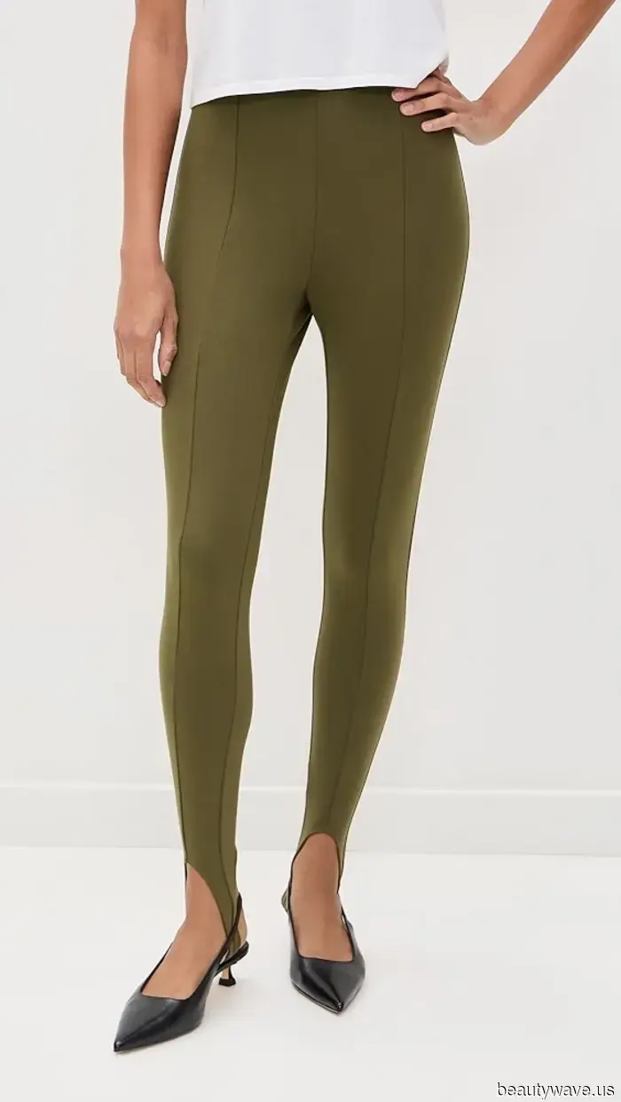 This is the only legging trend that celebrities wear with heels—period.